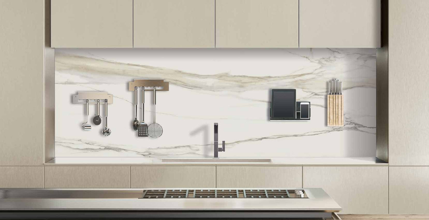 Magnetic Kitchen Panel with accessories | 厨房磁力背板連廚房配件