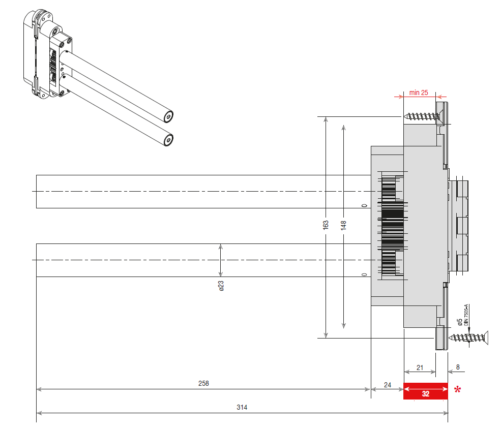 CEAM 1431SC Self-Closing 3D Adjustable Concealed Door Hinge | 自動閉門三維可調式隱藏鉸鏈