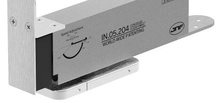 Hydraulic Invisible Pivot Set with Soft-Close, up to 100kg | 液壓隱藏式天軸地鉸鏈套裝, 至100公斤
