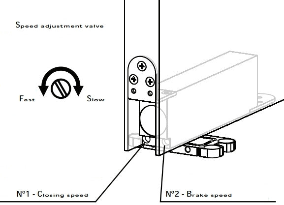 Hydraulic Invisible Pivot Set with Soft-Close, up to 100kg | 液壓隱藏式天軸地鉸鏈套裝, 至100公斤
